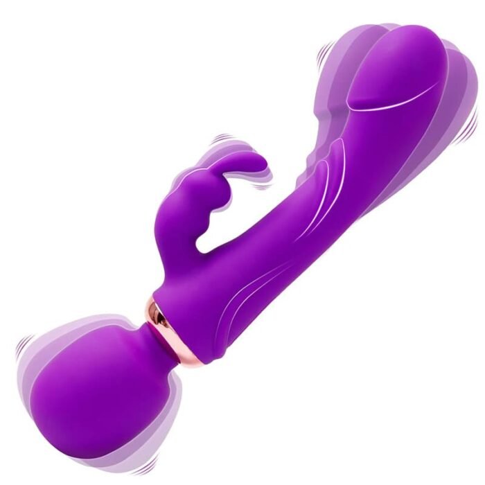 Lovesvibe Rabbit Vibrator Sex Spielzeug für Paare mit 12 Vibrationsmodi G-Punkt Vibratoren
