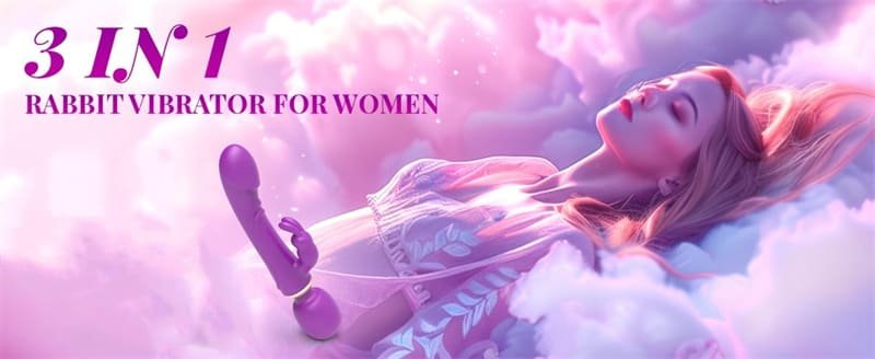 Lovesvibe Rabbit Vibrator Sex Spielzeug für Paare mit 12 Vibrationsmodi G-Punkt Vibratoren