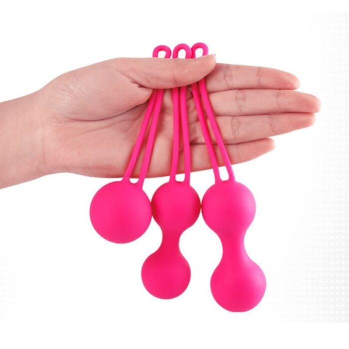 Lovesvibe Silikon Analkugeln Anal Kette mit 1/2/3 Kugeln Analplugs für Eine Sexuelle Stimulation Schrittweise