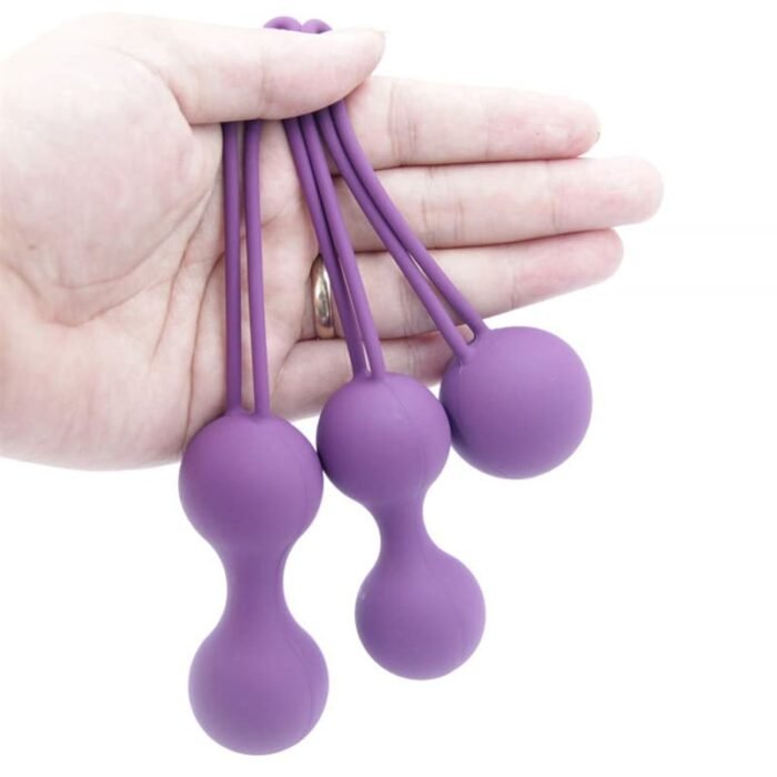 Lovesvibe Silikon Analkugeln Anal Kette mit 1/2/3 Kugeln Analplugs für Eine Sexuelle Stimulation Schrittweise