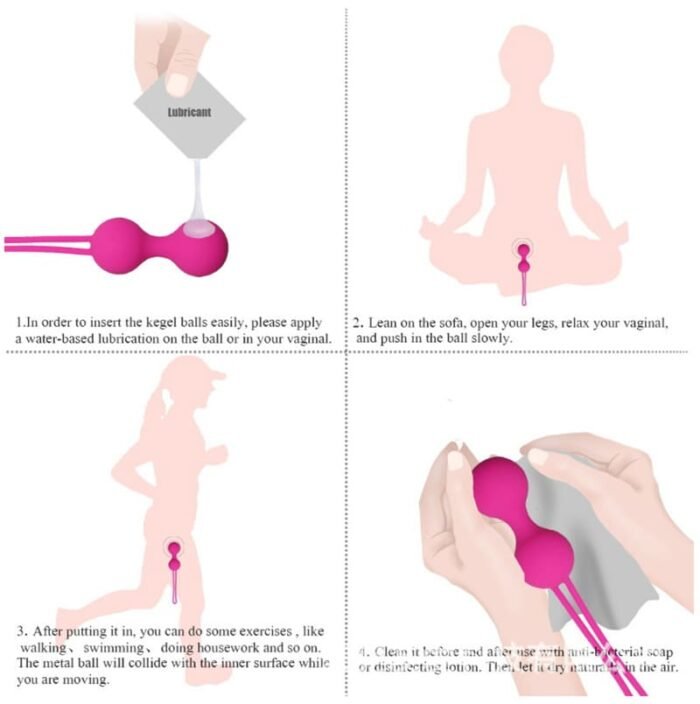 Lovesvibe Silikon Analkugeln Anal Kette mit 1/2/3 Kugeln Analplugs für Eine Sexuelle Stimulation Schrittweise