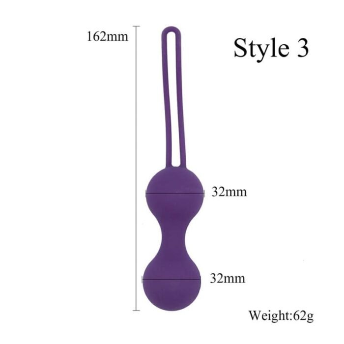 Lovesvibe Silikon Analkugeln Anal Kette mit 1/2/3 Kugeln Analplugs für Eine Sexuelle Stimulation Schrittweise