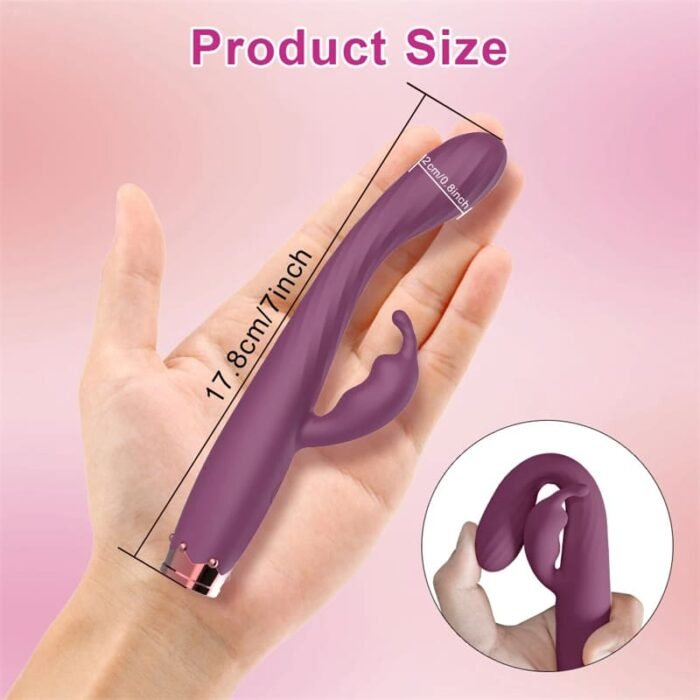 Lovesvibe Silikon G-Punkt Vibrator für Frauen mit 10 Vibrationsmodi Nippel Klitoris Stimulation