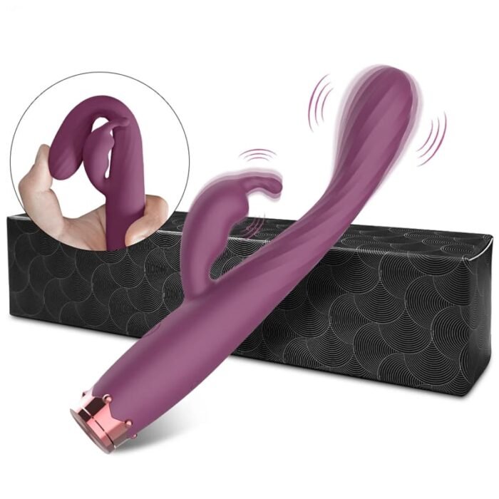 Lovesvibe Silikon G-Punkt Vibrator für Frauen mit 10 Vibrationsmodi Nippel Klitoris Stimulation