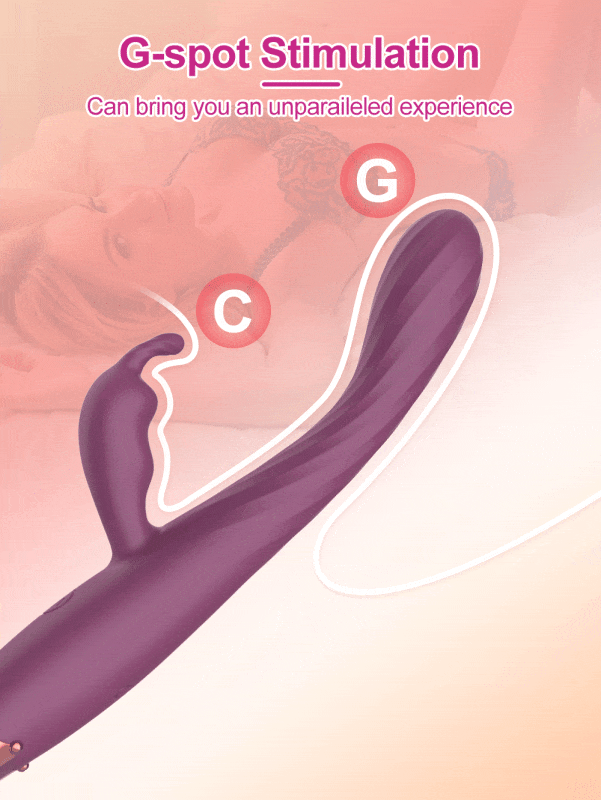 Lovesvibe Silikon G-Punkt Vibrator für Frauen mit 10 Vibrationsmodi Nippel Klitoris Stimulation