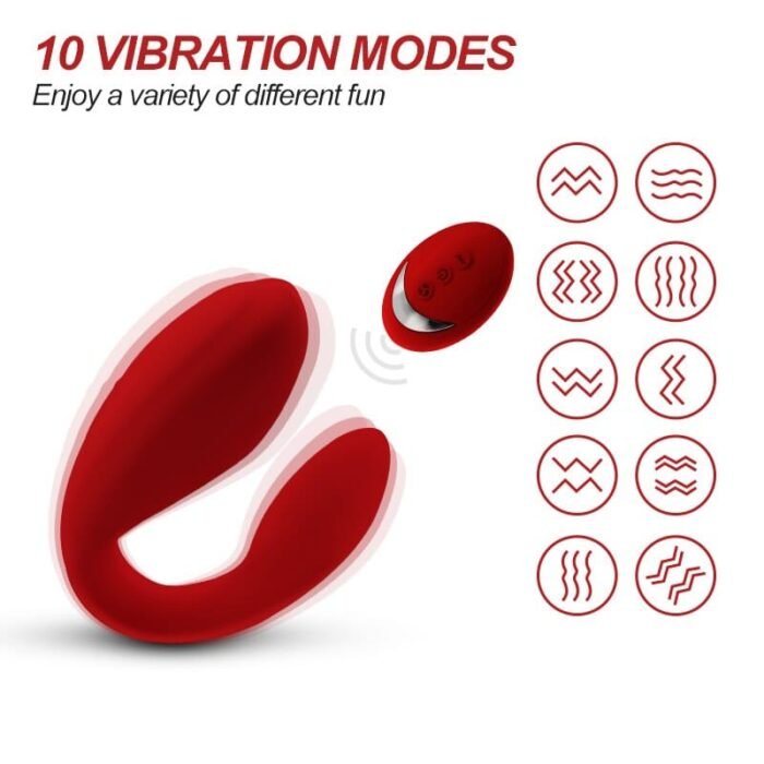 Lovesvibe Vaginale & Anal G-Punkt Vibrator mit 10 Vibrationsmodi Klitoris Stimulator Leise Sex Toys für Paare