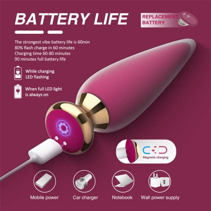 MY-610 Anal Vibrator für Mann mit 9 Vibrations Anal Plug Sex Spielzeug für die Männer Anal Toys