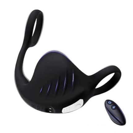 Manta Dual Penis Ring Vibrator mit 9 Vibrationsmodi Sex Spielzeug Für Die Paare Penisring