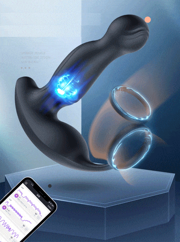 MizzZee Prostata Massage für Männer mit 10 Vibrationen Anal Vibrator Dildo Analkugeln Sex Spielzeug für die Männer