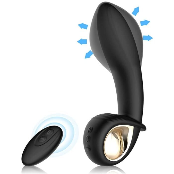 Mr.heer Analvibratoren Automatischer Inflatable Prostata Stimulation Männer mit 10 Modi und Fernbedienung