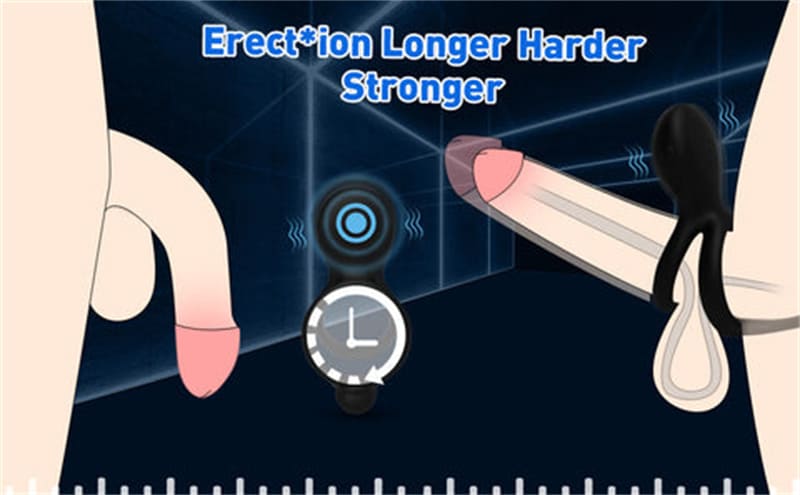 Penisring Vibrator Sexspielzeug für Männer Extrem Sex mit 7 Vibrationsmodi Sex Spielzeug für Paare