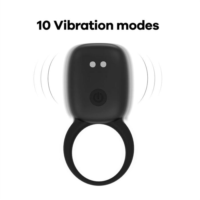 Penisring Vibrator mit 10 kraftvolle Vibrationen, 2 Modelle Penisinge Sextoysets für Ihn Paare Sex