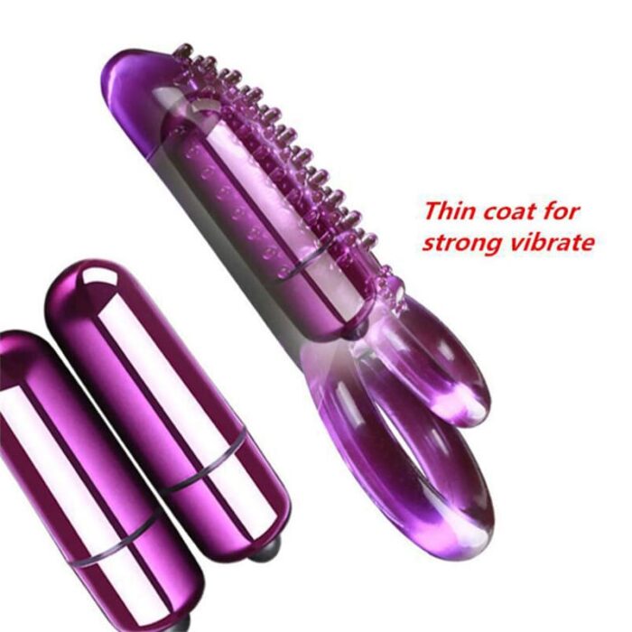 Penisringe Vibrator für Penis G-Punkt Sex Spielzeug für die Männer Extrem Erotik Dual Cockring
