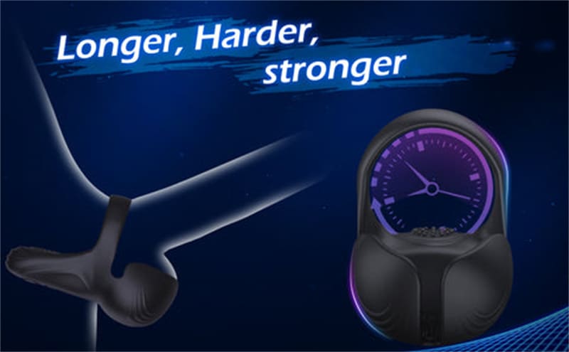 Perona Penisring Vibrator mit 10 Vibrationsmodi für längere Erektion Stimulation Penis Sextoys mit Fernbedienung