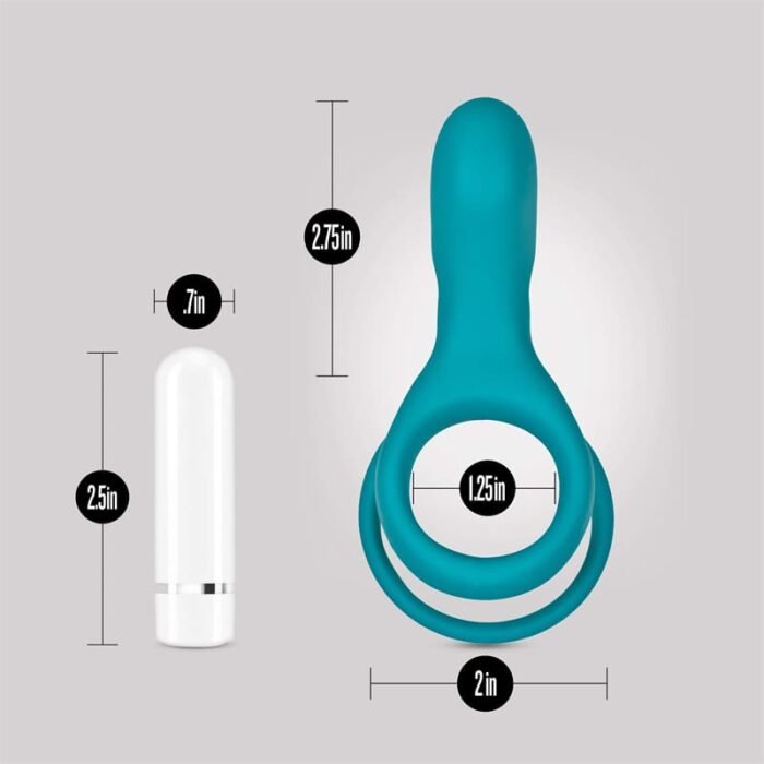 Rabbit Penisring Vibrator Sex Toys mit 10 Vibrationsmodi Silikon Cockring Sexspielzeug für Paare Extrem