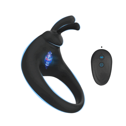 Rabbit Penisring Vibrator mit 10 Vibrationsmodi für längere Erektion Stimulation Penis Sex Toys