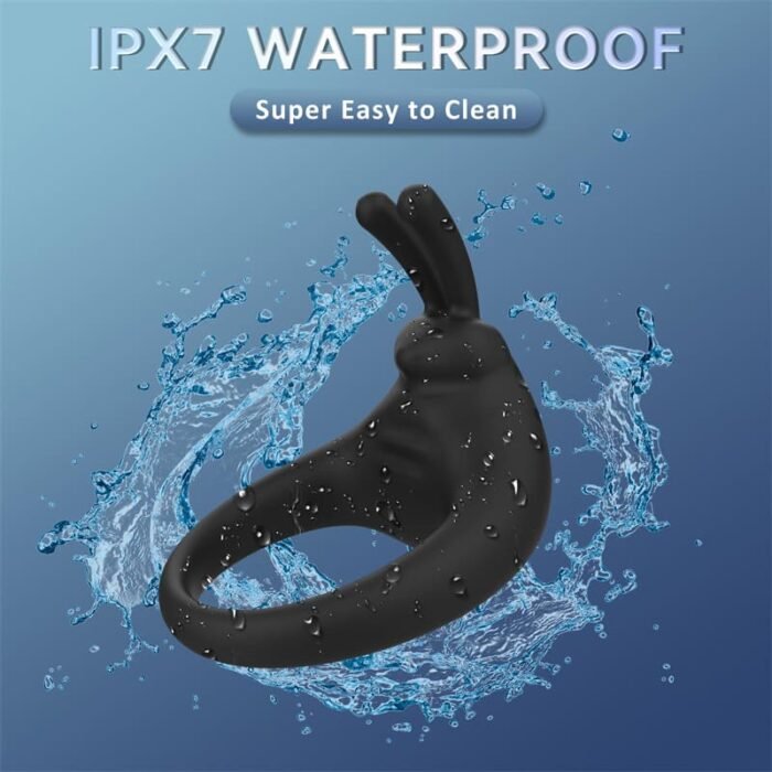 Rabbit Penisring Vibrator mit 10 Vibrationsmodi für längere Erektion Stimulation Penis Sex Toys