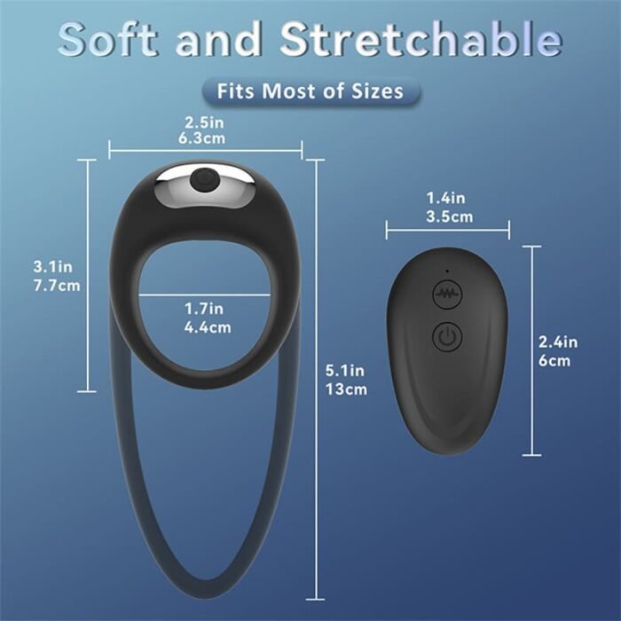 Rabbit Penisring Vibrator mit 10 Vibrationsmodi für längere Erektion Stimulation Penis Sex Toys