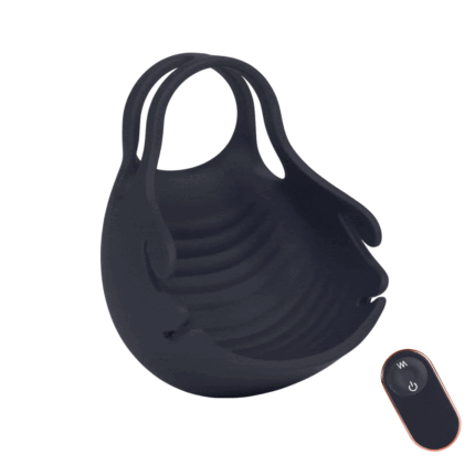 S-HANDE S274 Cockring Vibrator 9 Vibrationsmodi Silikon Penisinge Sextoy für Paare mit Fernbedienung