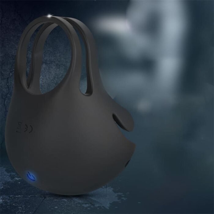 S-HANDE S274 Cockring Vibrator 9 Vibrationsmodi Silikon Penisinge Sextoy für Paare mit Fernbedienung
