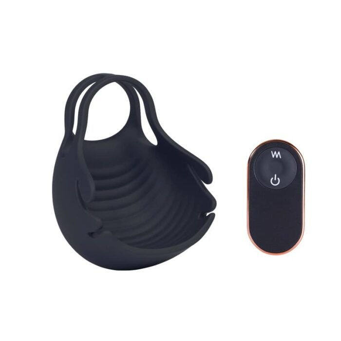S-HANDE S274 Cockring Vibrator 9 Vibrationsmodi Silikon Penisinge Sextoy für Paare mit Fernbedienung