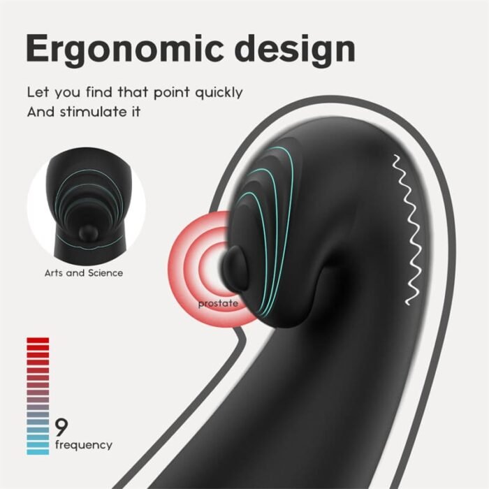 S-HANDE S341 Analvibratoren mit 9 Vibrationen Anal plug Dildo mit Penisring Sexspielzeug für die Männer