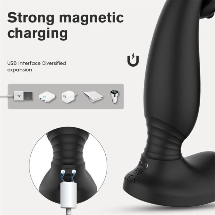 S-HANDE S341 Analvibratoren mit 9 Vibrationen Anal plug Dildo mit Penisring Sexspielzeug für die Männer