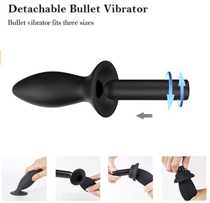 S-HANDE SHD S104 Analvibratoren mit 9 Vibrations Analplugset Sex Spielzeug für die Männer mit Fernbedienung