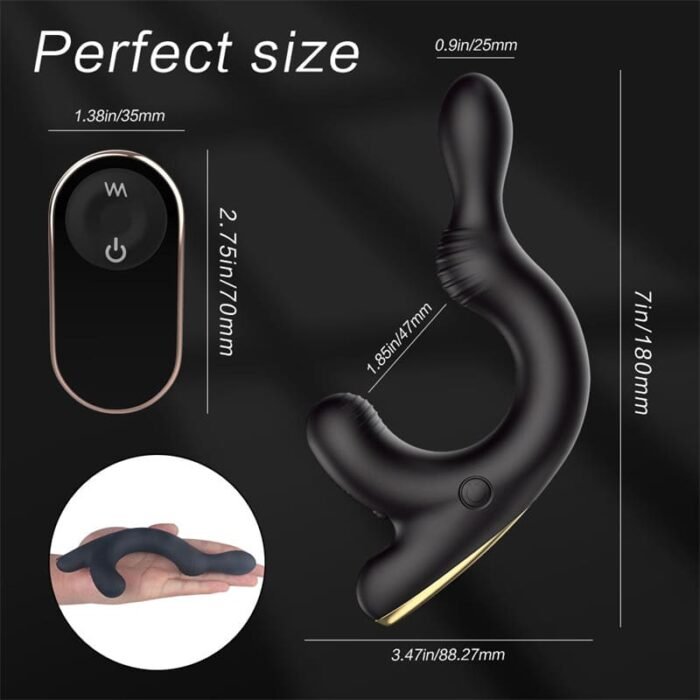 S-HANDE SHD-S319 Analvibratoren für Mann mit 9 Vibrationsmodi Dual Prostata Stimulation Buttplug Sexspielzeugs