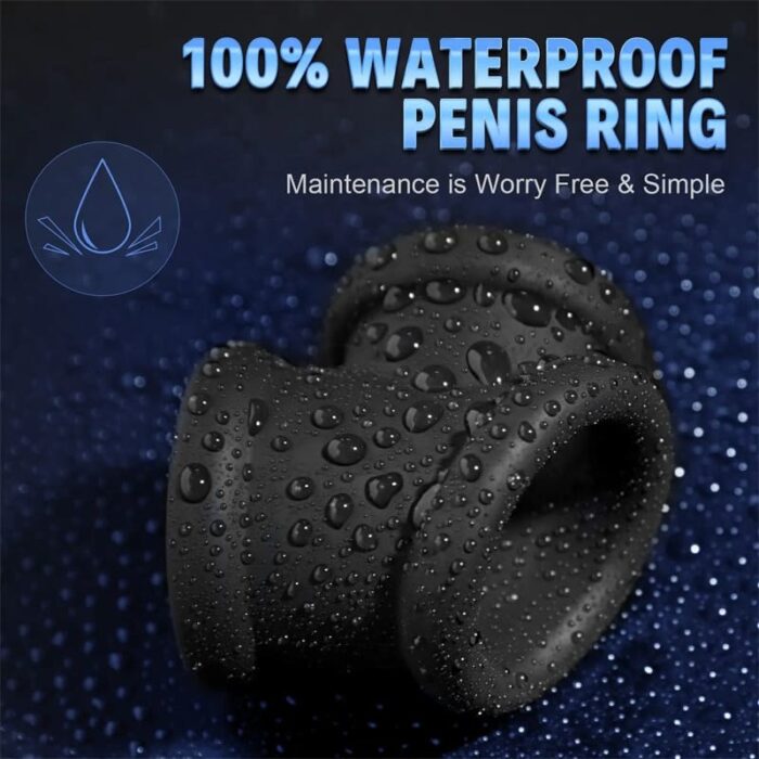 Silikon Cockring Sex Spielzeug für die Paare, Dehnbarer Tri-Spot-Penisring Geteilter Penis & Hodenring
