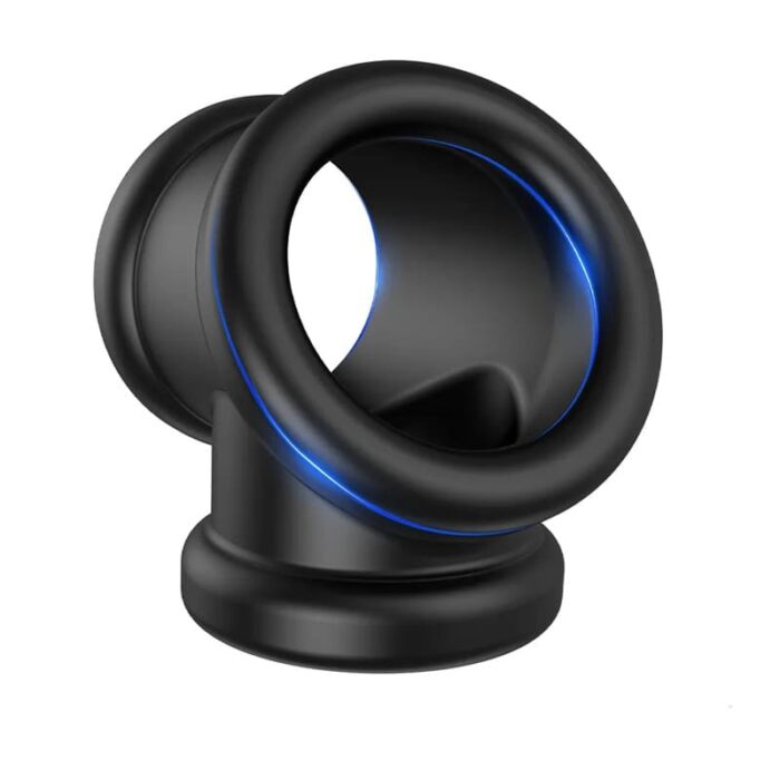 Silikon Cockring Sex Spielzeug für die Paare, Dehnbarer Tri-Spot-Penisring Geteilter Penis & Hodenring