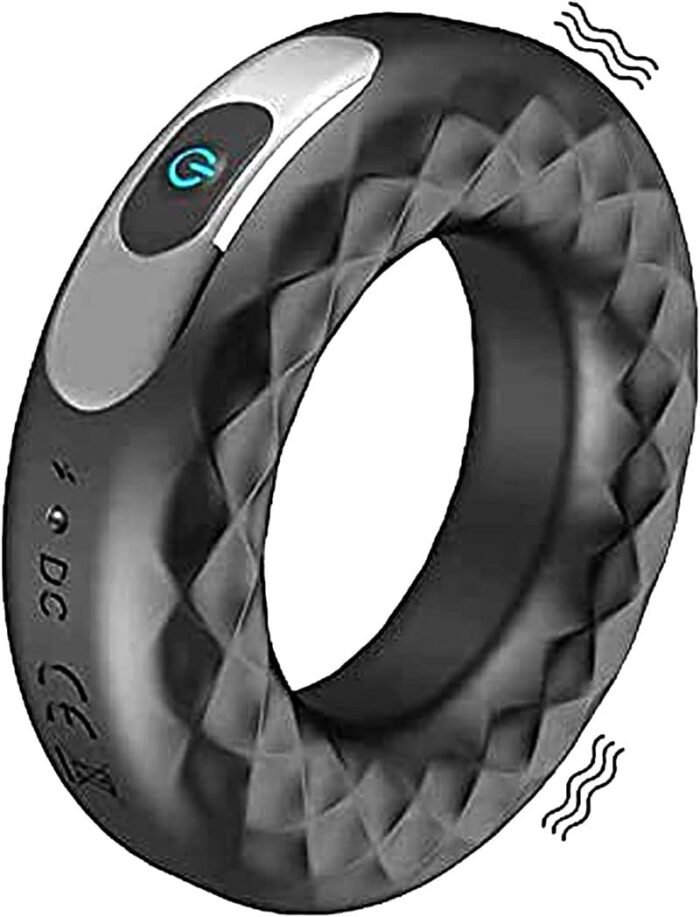 Silikon Cockring Vibrator Penisring mit 10 Vibrationsmodi Cock-Ring für Männer und Paare mit Fernbedienung
