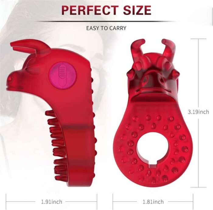 Stier Penisring Vibrator mit Klitoris Stimulator Sex Spielzeug für Die Paare Bulle Penis Ring Vibration Sex Toys