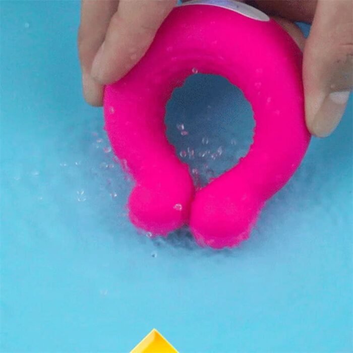 Vibrierender Penisring Sex Spielzeug für die Männer mit 9 Vibrationsmodi Cockring Penis Vergrößerung Zeit Verlängern