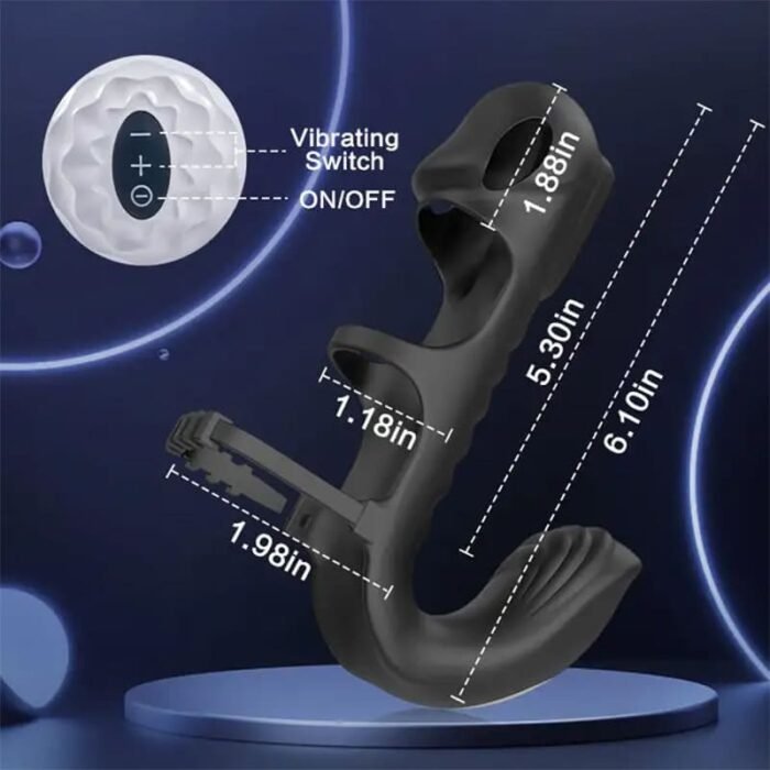 Vibrierender Penisring mit 7 Vibrationsmodi Cockring Erotisches Sexspielzeug Mann Paar Frau mit Fernbedienung
