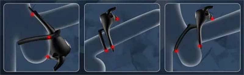 Vibrierender Penisring mit 9 Vibrationsmodi Dual Penisringe Sex Spielzeug für die Männer Paare Extrem