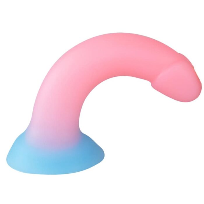 16CM Leuchtender Anal Dildo Flüssiger weiches Silikon Dildo für Frauen G-Punkt Analdildo