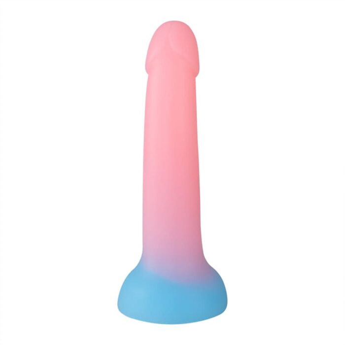 16CM Leuchtender Anal Dildo Flüssiger weiches Silikon Dildo für Frauen G-Punkt Analdildo