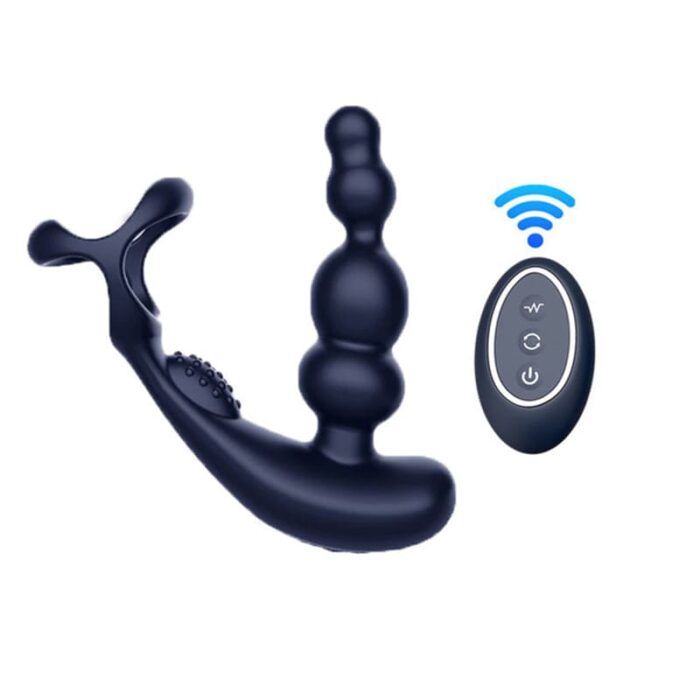 EDGAR Analvibratoren für Männer Anal Dildo mit 10 Vibrations und 3 Rotations Sex Spielzeug für die Männer Paare