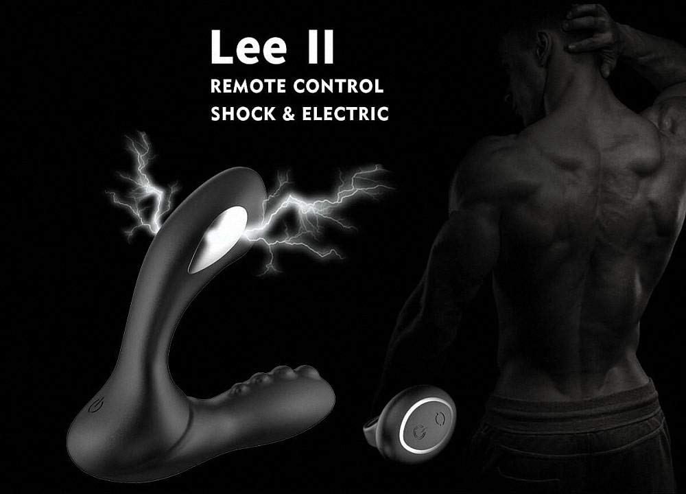 Electric Shock Gladiator Vibrating Prostate Massager mit 8 Vibrations & FernbedienungAnalvibratoren für Mann