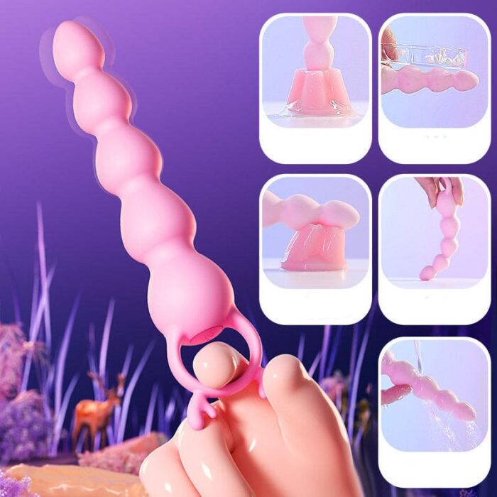 Heart-beating Fawn Analkugeln Vibrator mit 12 Vibrationsmodi G-Punkt Prostata Stimulator für Frauen Paare