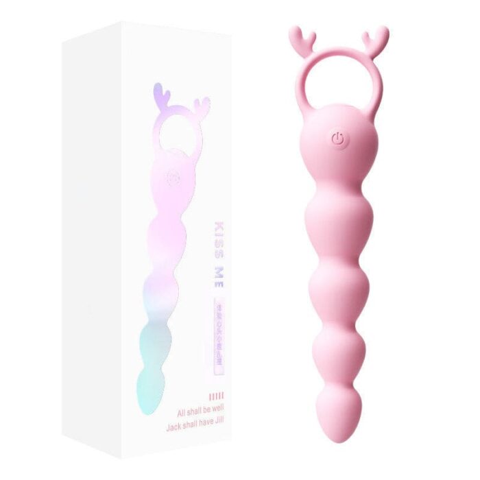 Heart-beating Fawn Analkugeln Vibrator mit 12 Vibrationsmodi G-Punkt Prostata Stimulator für Frauen Paare