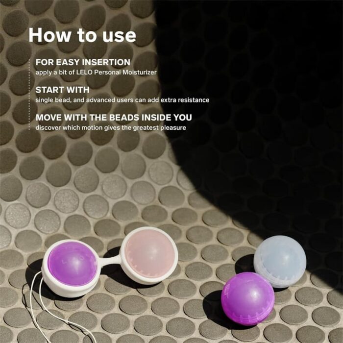 LELO Beads Plus - Kegel Balls für die Frauen Paare Silikon Ben Wa Balls für Sexuelles Vergnügen