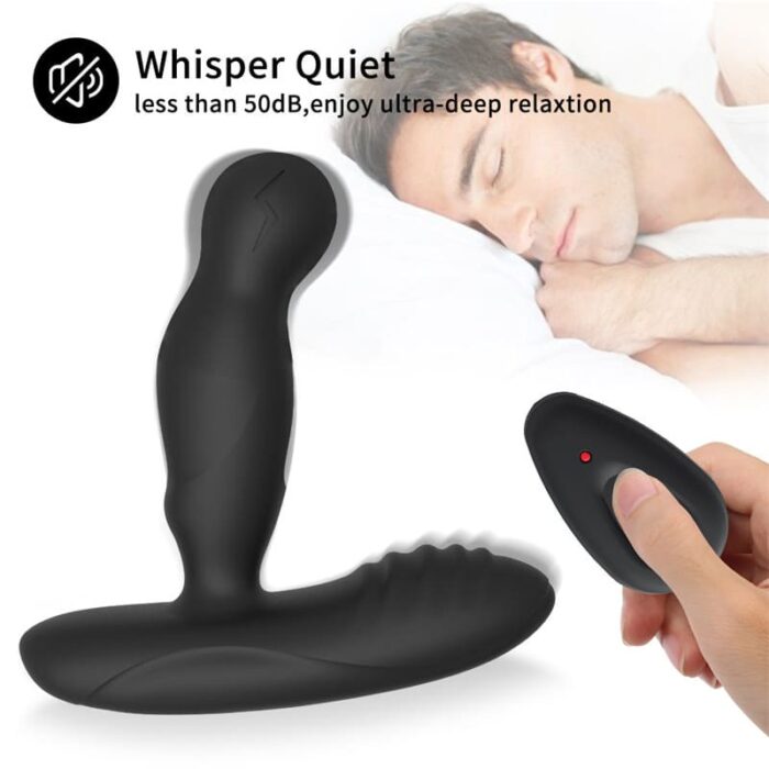 LEVETT Elektroschock Analvibratoren Prostata Stimulation Männer mit 19 Vibration & Rotation Buttplug für Paare Extrem Sex