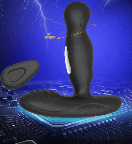 LEVETT Elektroschock Analvibratoren Prostata Stimulation Männer mit 19 Vibration & Rotation Buttplug für Paare Extrem Sex