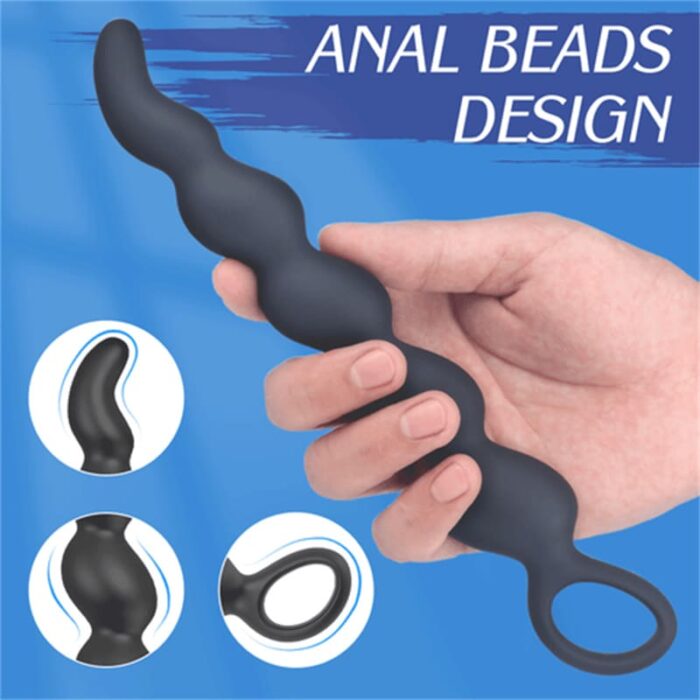 S-HANDE S281 Analkugeln Analkette für Mann Extra Lang 275mm Anal Dildo aus Silikon SM Sexspielzeug