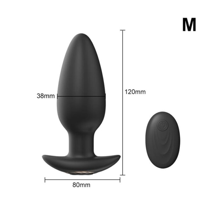 Lovesvibe 10 Frequenzen Elektrische Silikon Anal Plug Analvibratoren für Mann mit Fernbedienung