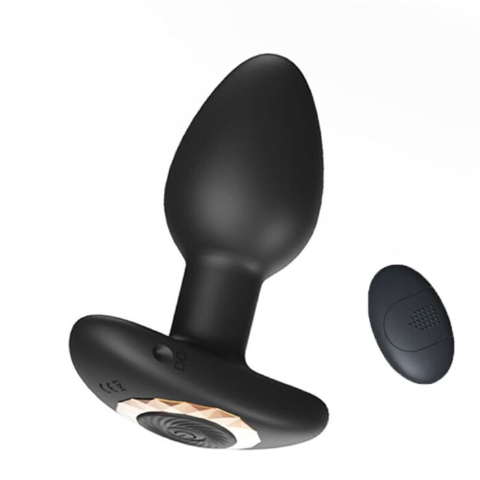 Lovesvibe 10 Frequenzen Elektrische Silikon Anal Plug Analvibratoren für Mann mit Fernbedienung