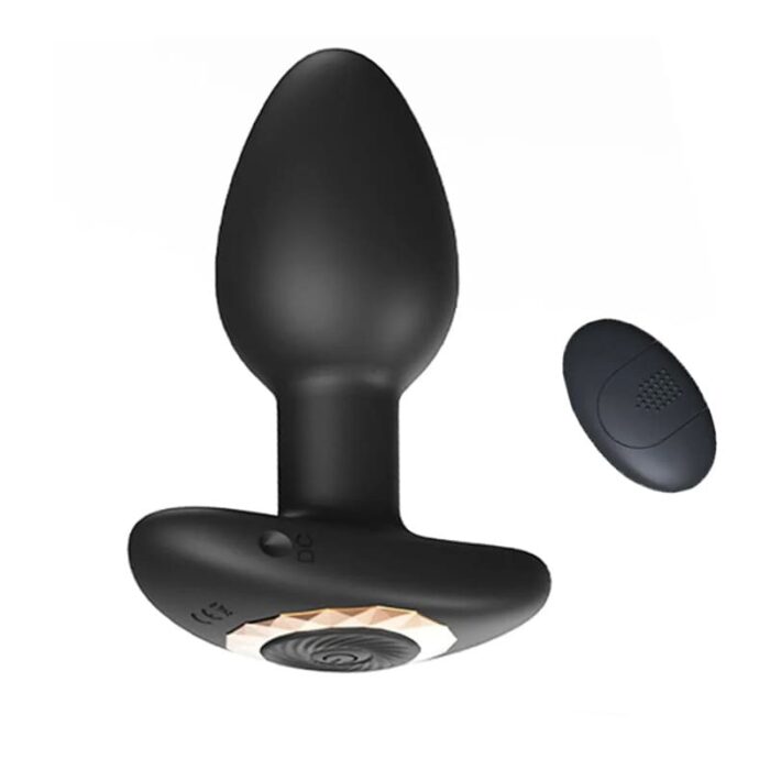 Lovesvibe 10 Frequenzen Elektrische Silikon Anal Plug Analvibratoren für Mann mit Fernbedienung