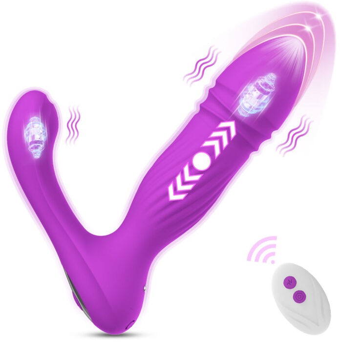 Lovesvibe 10 Vibrationmodi Analvibrator Silikon Anal Plug Vibratoren FüR Sie Und Ihn Mit Fernbedienung
